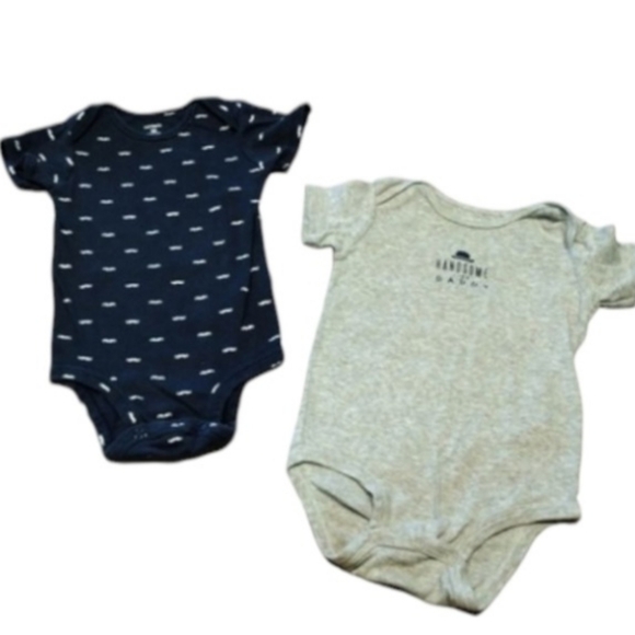 BOGO: Handsome Mustache Onesies Bundle - Picture 1 of 5